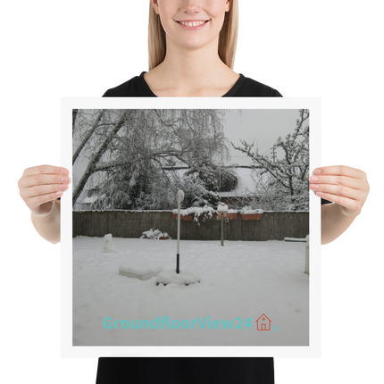 Winter Wonderland Poster with groundfloorview24 with House Logo