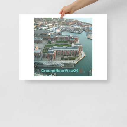 Nice City Poster with groundfloorview24 with House Logo