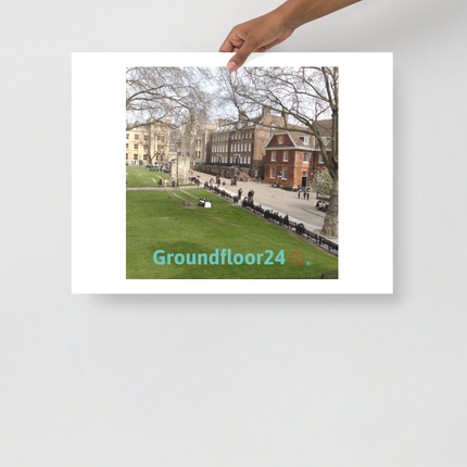 Beutiful Park Poster with Groundfloor24 with House Logo