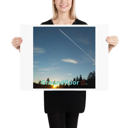 Attractive Sinari Poster with Groundfloor with House Logo