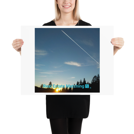 Attractive Sinari Poster with realestatematching with key Logo