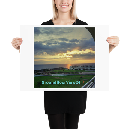 Natural View Poster with groundfloorview24 with House Logo