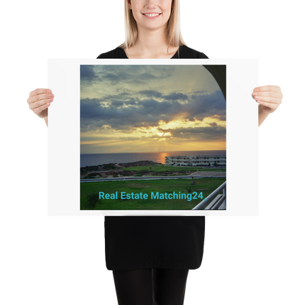 Natural View Poster with realestatematching24 without key Logo