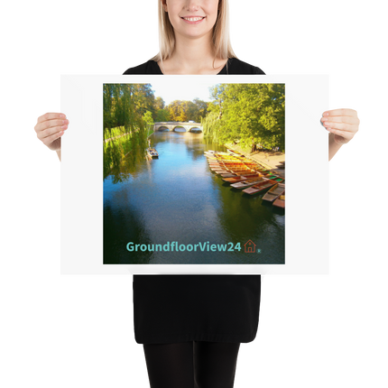 Beautiful Nature Poster with groundfloorview24 with House Logo
