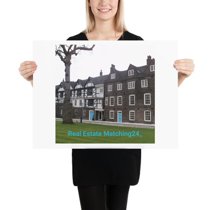 Beutiful Palace Poster with realestatematching24 without key Logo