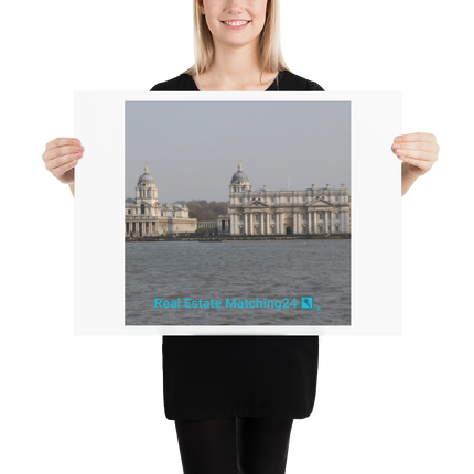 Riverside Beauty Poster with realestatematching24 with key Logo