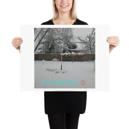 Winter Wonderland Poster with Groundfloor with House Logo