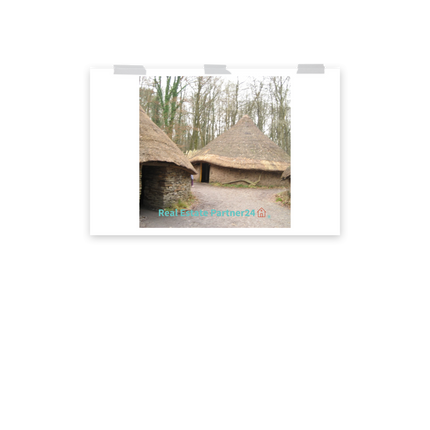 Village Charm Poster with realestatepartner24 with house Logo