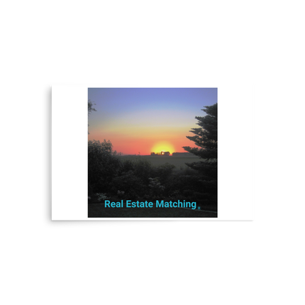 Beutiful Sunset Sinari Poster with realestatematching without key Logo