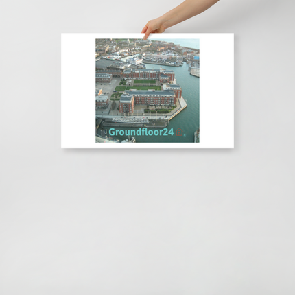 Nice City Poster with Groundfloor24 with House Logo