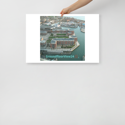 Nice City Poster with groundfloorview24 with House Logo