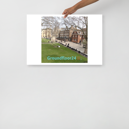 Beutiful Park Poster with Groundfloor24 with House Logo