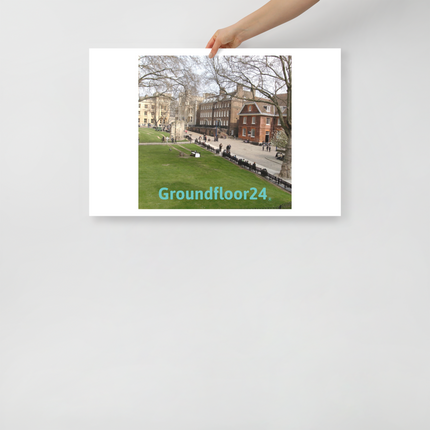 Beutiful Park Poster with Groundfloor24 without House Logo