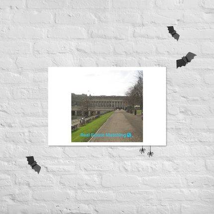 Majestic Palace Poster with realestatematching with key Logo