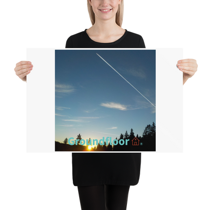 Attractive Sinari Poster with Groundfloor with House Logo