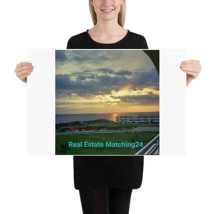 Natural View Poster with realestatematching24 without key Logo