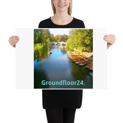 Beautiful Nature Poster with Groundfloor24 without House Logo
