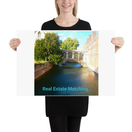 Beutiful Canel Poster with realestatematching without key Logo