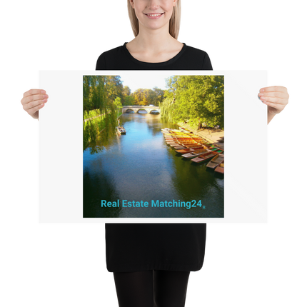 Beautiful Nature Poster with realestatematching24 without key Logo