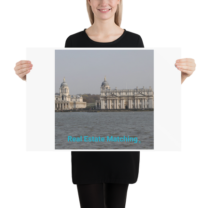 Riverside Beauty Poster with realestatematching without key Logo