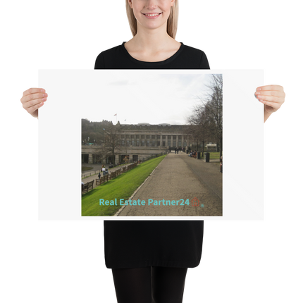 Majestic Palace Poster with realestatepartner24 with house Logo