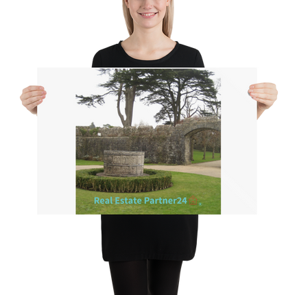 Nature's Wonders Poster with realestatepartner24 with house Logo