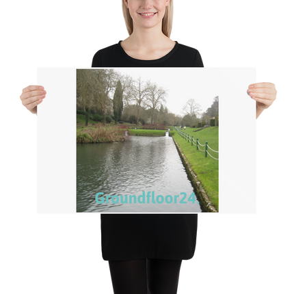 Lakeside Beauty Poster with Groundfloor24 without House Logo