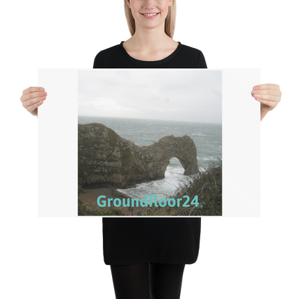 Coastal Escape Poster with Groundfloor24 without House Logo