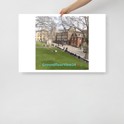 Beutiful Park Poster with groundfloorview24 with House Logo