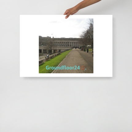 Majestic Palace Poster with Groundfloor24 with House Logo