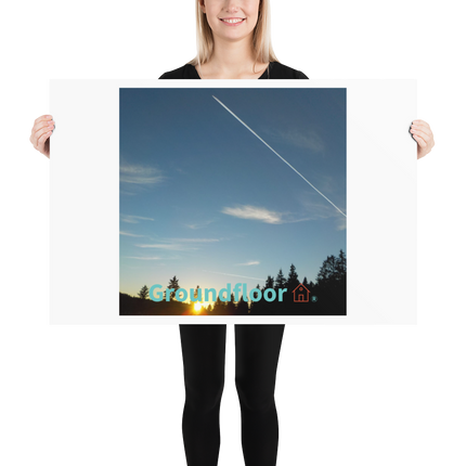 Attractive Sinari Poster with Groundfloor with House Logo