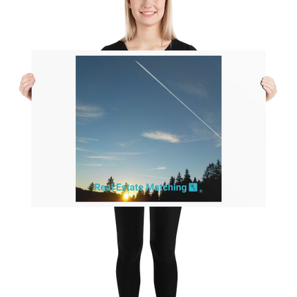 Attractive Sinari Poster with realestatematching with key Logo