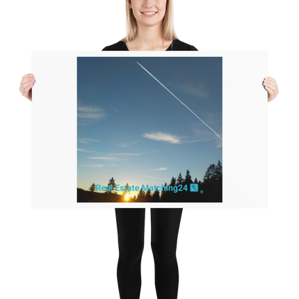 Attractive Sinari Poster with realestatematching24 with key Logo