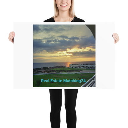 Natural View Poster with realestatematching24 without key Logo