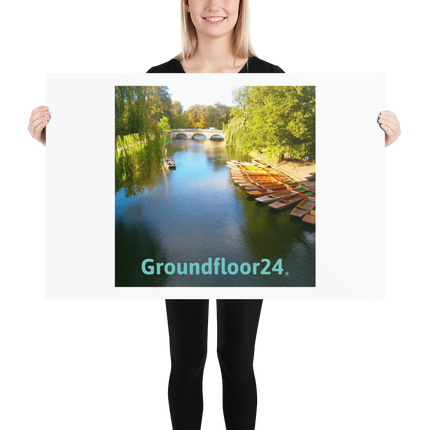 Beautiful Nature Poster with Groundfloor24 without House Logo