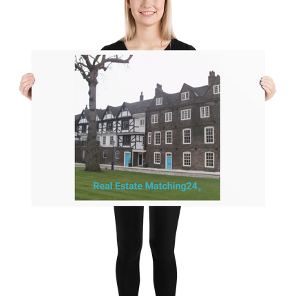 Beutiful Palace Poster with realestatematching24 without key Logo