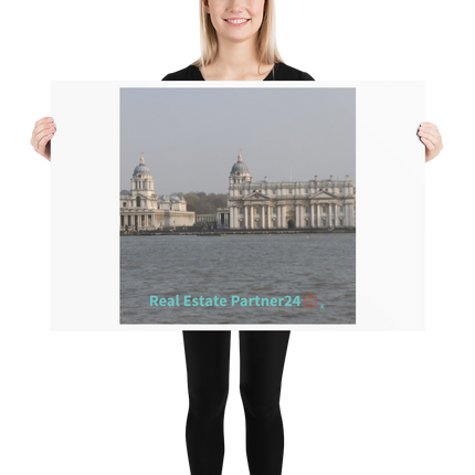Riverside Beauty Poster with realestatepartner24 with house Logo