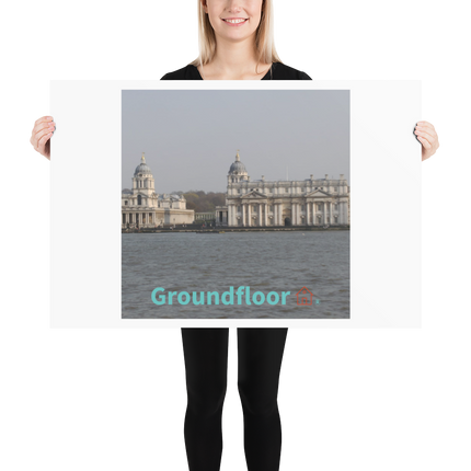 Riverside Beauty Poster with Groundfloor with House Logo