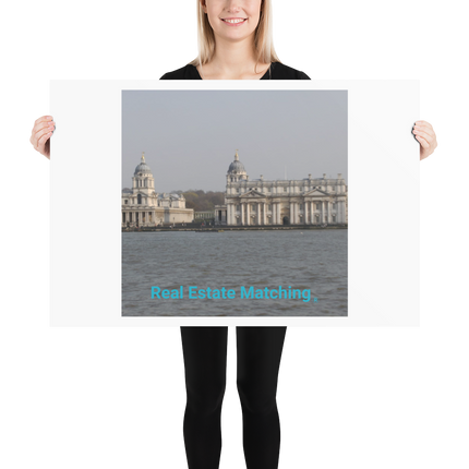 Riverside Beauty Poster with realestatematching without key Logo