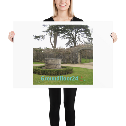 Nature's Wonders Poster with Groundfloor24 with House Logo