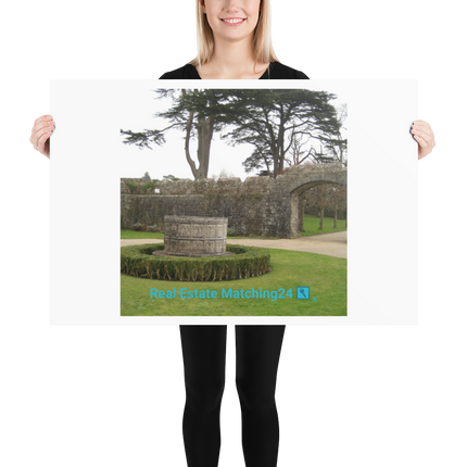Nature's Wonders Poster with realestatematching24 with key Logo