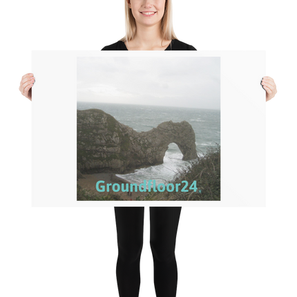 Coastal Escape Poster with Groundfloor24 without House Logo