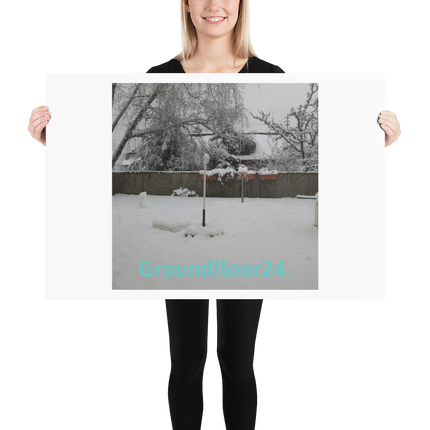 Winter Wonderland Poster with Groundfloor24 without House Logo