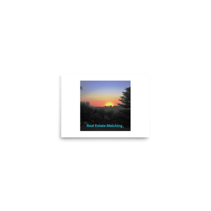 Beutiful Sunset Sinari Poster with realestatematching without key Logo