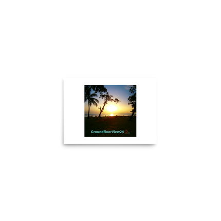 Beutiful Sea View Poster with groundfloorview24 with House Logo