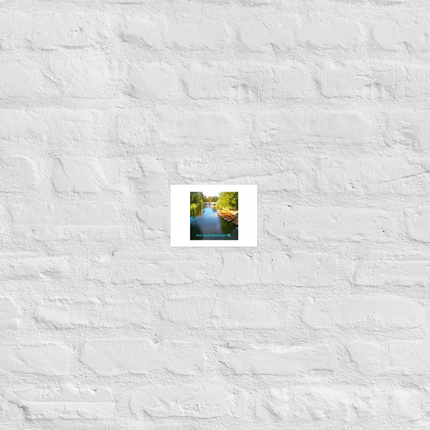 Beautiful Nature Poster with realestatematching24 with key Logo