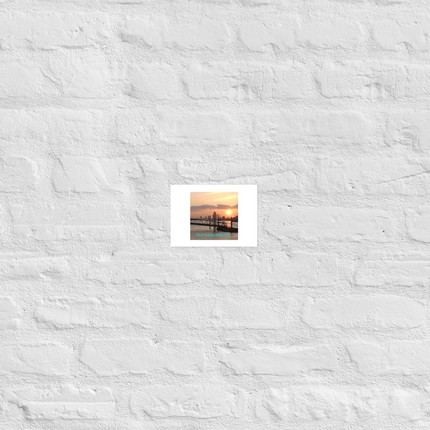 Evening Glow Poster with realestatematching without key Logo