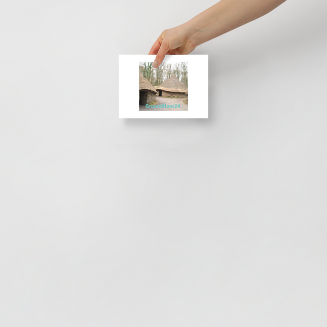 Village Charm Poster with Groundfloor24 without House Logo