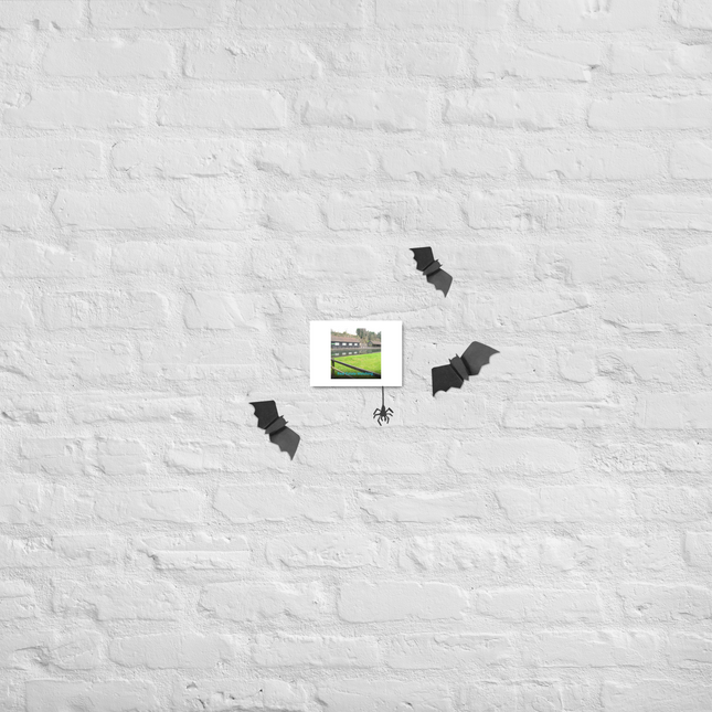 Lakeside Serenity Poster with realestatematching without key Logo