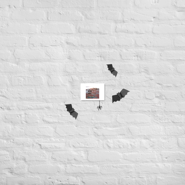 Roof Sunset View Poster with realestatematching without key Logo